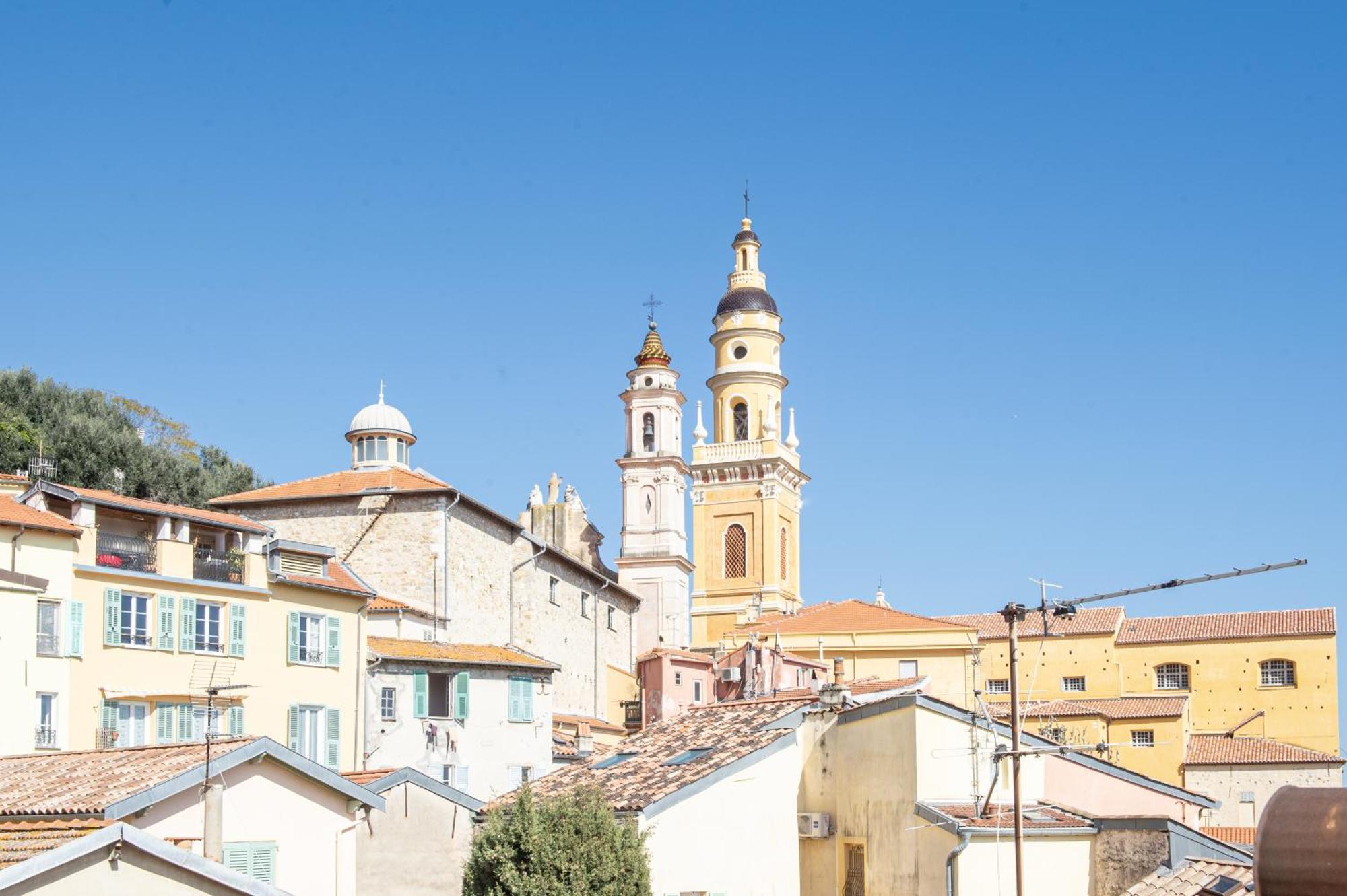 Palm Riviera - Vieille Ville De Menton - Vue Mer Eksteriør bilde