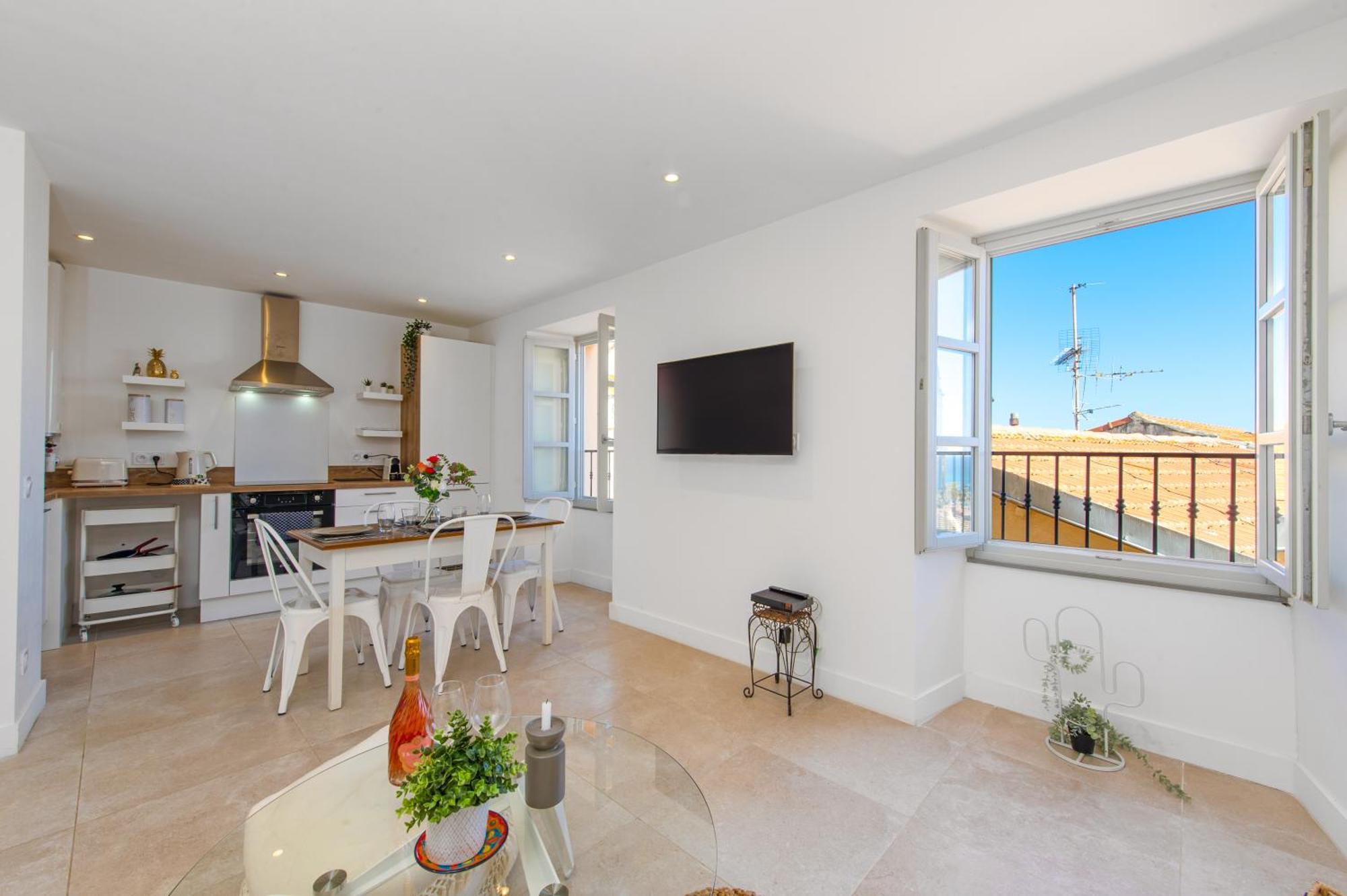 Palm Riviera - Vieille Ville De Menton - Vue Mer Eksteriør bilde