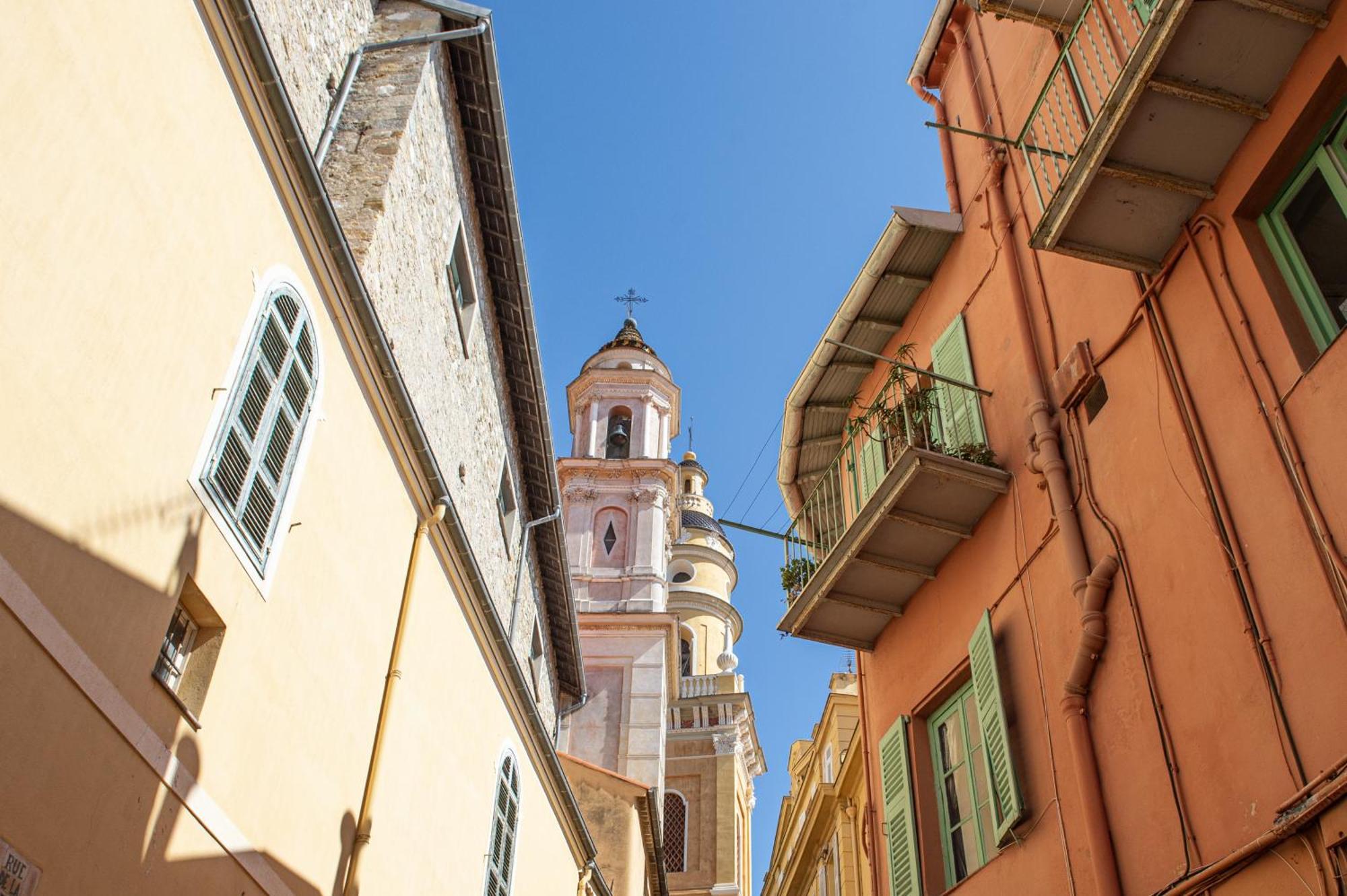 Palm Riviera - Vieille Ville De Menton - Vue Mer Eksteriør bilde