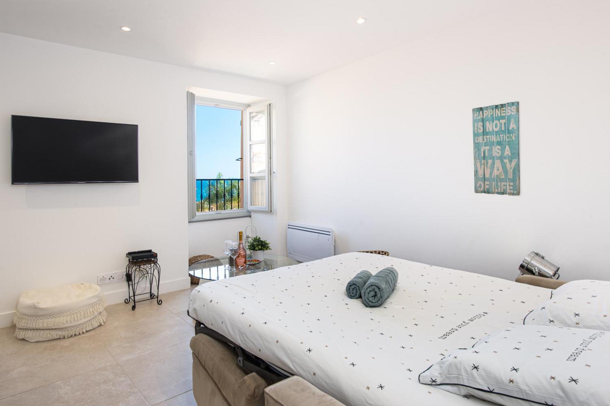 Palm Riviera - Vieille Ville De Menton - Vue Mer Eksteriør bilde